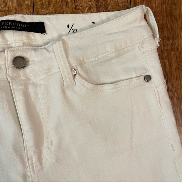 LIVERPOOL Women’s White The Hugger Skinny High Waist Jean Denim Size 4/27 - Picture 5 of 13